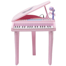 Load image into Gallery viewer, 37 Key Kids Mini Toy Grand Piano Electronic Keyboard-Pink
