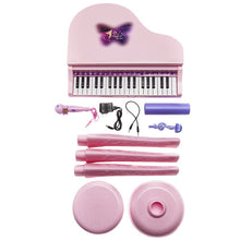 Load image into Gallery viewer, 37 Key Kids Mini Toy Grand Piano Electronic Keyboard-Pink
