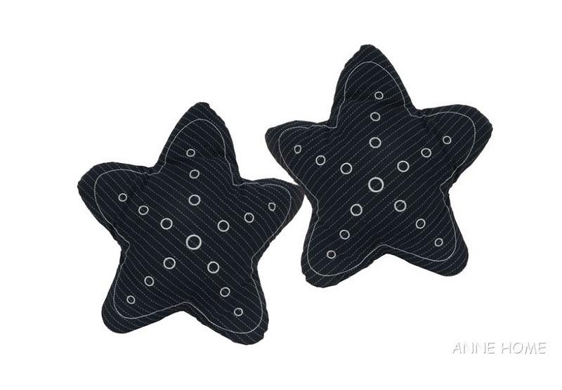 Anne Home - Star Pillow - Blue Set of 2