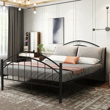 Load image into Gallery viewer, 84&quot; x 64&quot; x 42&quot; Queen Size Folding Steel Bed Frame 10 Legs
