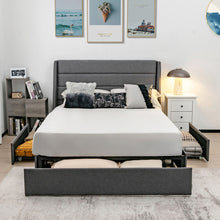 Load image into Gallery viewer, Platform Bed Frame with 3 Storage Drawers Mattress Foundation-Queen Size
