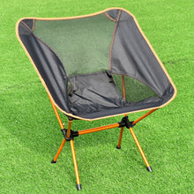 Load image into Gallery viewer, Outdoor Aluminum Hiking Camping Folding Chair w/ Bag-Orange
