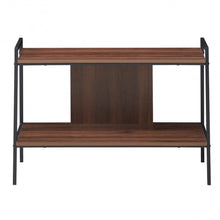 Load image into Gallery viewer, 2-Tier TV Stand w/ Shelves &amp; Metal Frame
