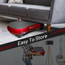 Load image into Gallery viewer, 3D Vibration Plate Fitness Machine with Remote Control Bluetooth Loop-Red
