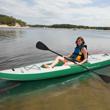 Load image into Gallery viewer, Inflatable Kayak Includes Aluminum Paddle with Hand Pump for 1 Person-Green
