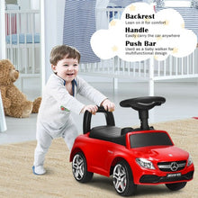 Load image into Gallery viewer, Mercedes Benz Licensed Kids Ride On Push Car-Red
