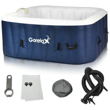 Load image into Gallery viewer, 4-Person Inflatable Portable Outdoor Hot Tub
