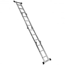 Load image into Gallery viewer, 12.5&#39; 12-Step Multi Purpose Aluminum Folding Scaffold Ladder
