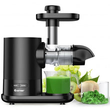 Load image into Gallery viewer, Horizontal Slow Masticating Extractor Juicer with Brush-Black
