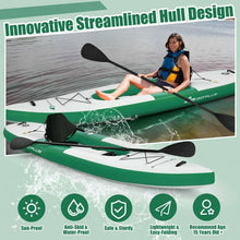 Load image into Gallery viewer, Inflatable Kayak Includes Aluminum Paddle with Hand Pump for 1 Person-Green
