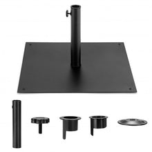 Load image into Gallery viewer, 40 lbs Square Umbrella Base Stand with for Backyard Patio
