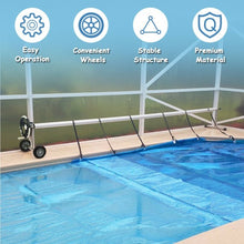 Load image into Gallery viewer, 21 Ft  Aluminum Pool Cover Reel Set
