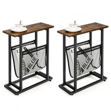 Load image into Gallery viewer, Industrial Rustic Mesh End Side Table
