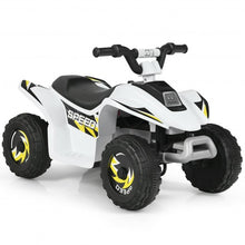 Load image into Gallery viewer, 6V Kids Electric ATV 4 Wheels Ride-On Toy -White
