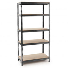 Load image into Gallery viewer, 5-Tier Steel Shelving Unit Storage Shelves Heavy Duty Storage Rack-Gray
