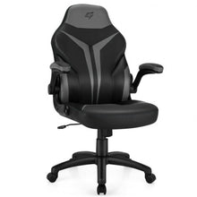 Load image into Gallery viewer, Height Adjustable Swivel High Back Gaming Chair Computer Office Chair-Gray
