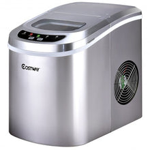 Load image into Gallery viewer, Mini Portable Compact Electric Ice Maker Machine-Silver
