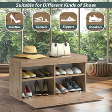 Load image into Gallery viewer, Shoe Rack Storage Chest for Entryway
