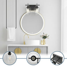 Load image into Gallery viewer, 2-Light  Modern Bathroom Vanity Light Fixtures
