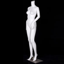 Load image into Gallery viewer, Plastic Headless Steel Base Female Mannequin
