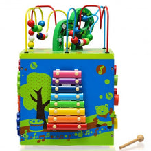 Load image into Gallery viewer, 5-in-1 Wooden Activity Cube Toy
