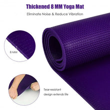 Load image into Gallery viewer, Large Yoga Mat 6&#39; x 4&#39; x 8 mm Thick Workout Mats-Purple
