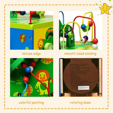 Load image into Gallery viewer, 5-in-1 Wooden Activity Cube Toy
