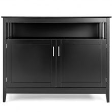 Load image into Gallery viewer, Modern Wooden Kitchen Storage Cabinet -Black
