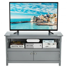 Load image into Gallery viewer, 44&quot; Wooden Storage Cabinet TV Stand-Gray
