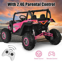 Load image into Gallery viewer, 12 V Electric Kids Ride-On Car 2-Seater SUV Off-Road UTV with Remote-Pink
