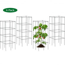 Load image into Gallery viewer, 16&quot; x 16&quot; x 39&quot; 4 Pack Garden Plant Trellis
