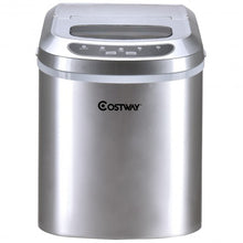 Load image into Gallery viewer, Mini Portable Compact Electric Ice Maker Machine-Silver
