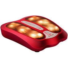 Load image into Gallery viewer, Shiatsu Heated Electric Kneading Foot and Back Massager-Red
