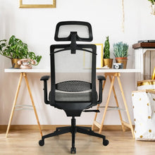 Load image into Gallery viewer, Height Adjustable Ergonomic High Back Mesh Office Chair with Hange-Gray
