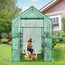 Load image into Gallery viewer, Walk-in Greenhouse 56&#39;&#39; x 56&#39;&#39; x 77&#39;&#39; Gardening with Observation Windows
