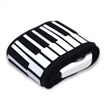 Load image into Gallery viewer, 88 Keys Midi Electronic Roll up Piano Silicone Keyboard for Beginners-White
