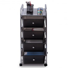 Load image into Gallery viewer, 4 Drawers Metal Rolling Storage Cart
