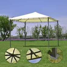 Load image into Gallery viewer, 10&#39; x 10&#39; Garden Square Gazebo Canopy Tent Shelter Awning-Beige
