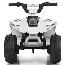 Load image into Gallery viewer, 6V Kids Electric ATV 4 Wheels Ride-On Toy -White
