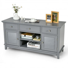 Load image into Gallery viewer, TV Stand Media Console with Drawers Cabinets-Gray
