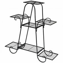 Load image into Gallery viewer, 7 Tier Metal Patio Plant Stand
