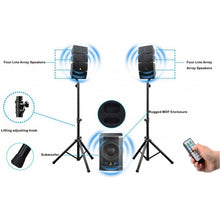 Load image into Gallery viewer, 12 Inch 3000 Watt DJ Powered PA Speaker System Combo Set
