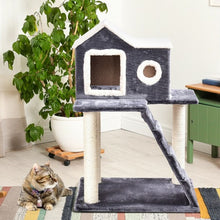 Load image into Gallery viewer, 36&quot; Tower Condo Scratching Posts Ladder Cat Tree
