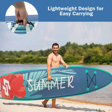 Load image into Gallery viewer, 10 Feet Inflatable Stand Up Paddle Board with Backpack Leash Aluminum Paddle-L
