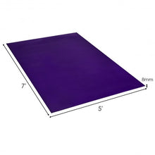 Load image into Gallery viewer, 7&#39; x 5&#39; x 8 mm Thick Workout Yoga Mat-Purple
