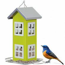 Load image into Gallery viewer, Outdoor Garden Yard  Wild Bird Feeder Weatherproof House-Green
