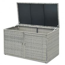 Load image into Gallery viewer, 88 Gallon Garden Patio Rattan Storage Container Box
