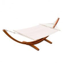 Load image into Gallery viewer, 161&quot; Outdoor Swing Wooden Curved Arc Hammock
