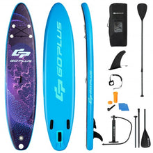 Load image into Gallery viewer, 11&#39; Inflatable Stand Up Paddle Board Surfboard with Bag Aluminum Paddle Pump-L
