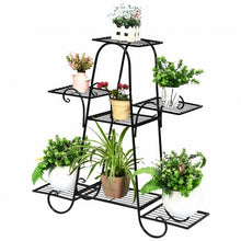 Load image into Gallery viewer, 7 Tier Metal Patio Plant Stand
